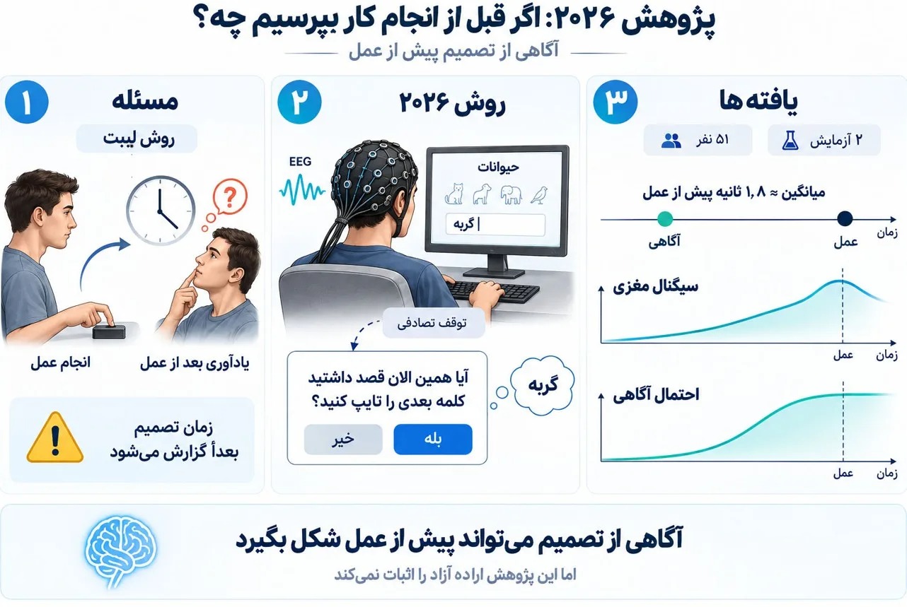 مغز قبل از شما تصمیم میگیرد. مغز قبل از شما تصمیم میگیرد.