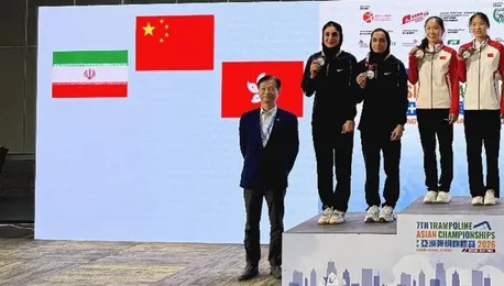 تاریخ‌سازی بانوان ژیمناست ایران در آسیا