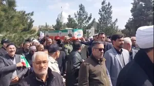 تشییع پیکر یکی از شهدای حمله آمریکایی ـ صهیونی در نسیم‌شهر