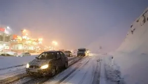 بارش برف در ارتفاعات البرز