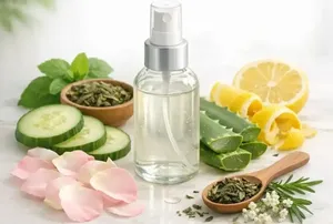 ساخت تونر خانگی طبیعی برای پوست خشک؛ ارزان، ساده