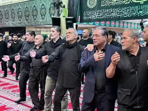 حضور رئیس جمهور در مراسم عزاداری عاشورای حسینی ارومیه