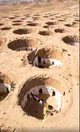 یک روستای عجیب و غریب در تونس: خانه‌ها زیرِ زمین صحرا درست شده اند/ با سابقه حضور در جنگ ستارگان (+عکس)