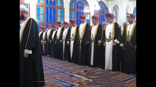 نماز عید فطر در مسقط پایتخت عمان با حضور سلطان هیثم