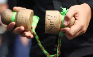 تصاویر دیدنی از «کرب زنی» در لاهیجان