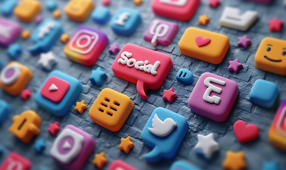 لوگوهایی برای شبکه های اجتماعی