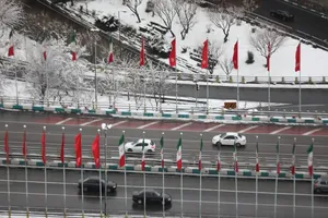 بارش برف و کولاک در ارتفاعات تهران