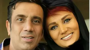 بازی جالب نصرالله رادش با خانومش (فیلم)