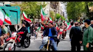 رژه جان‌فدایان اهل‌سنت در جوانرود کرمانشاه