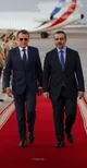 سفر رئیس جمهوری فرانسه به سوریه / بازدید از مسجد اموی (+ عکس) / حضور مدیران توتال / 2 انفجار نزدیک هتل مکرون