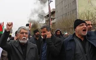 وزیر ارشاد و شهردار تهران در راهپیمایی روز قدس (+عکس)