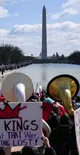تظاهرات در 3 هزار نقطه و شهر آمریکا در اعتراض به جنگ ترامپ علیه ایران