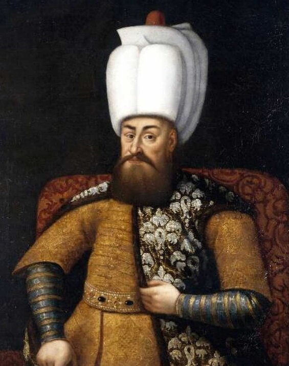 پرتره تمامقد سلطان مراد سوم (حکومت: ۱۵۷۴ تا ۱۵۹۵ میلادی)، حدود سده هفدهم. پرتره تمامقد سلطان مراد سوم (حکومت: ۱۵۷۴ تا ۱۵۹۵ میلادی)، حدود سده هفدهم.