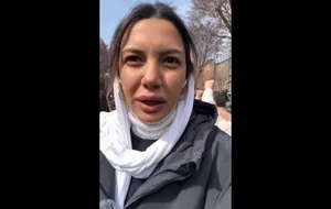 گزارش فولیا اوزترک خبرنگار CNN Turk از شجاعت مردم ایران در گزارش خود از تبریز