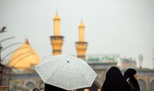 بارش باران در بین‌الحرمین