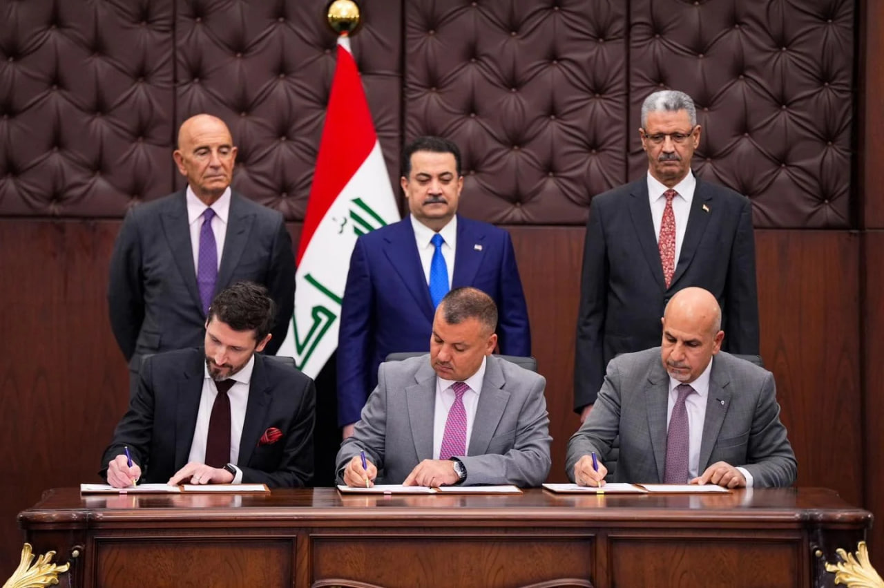 امضای قرارداد شرکت نفت بصره و شورون آمریکا