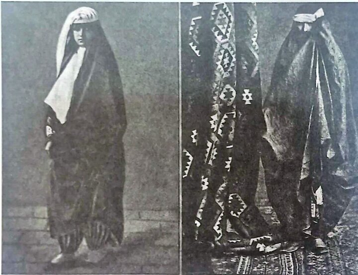 نوعی از پوشش زنان در دوره قاجار نوعی از پوشش زنان در دوره قاجار