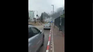 اصابت مستقیم موشک به شهر اشغالی بیت شِمِش