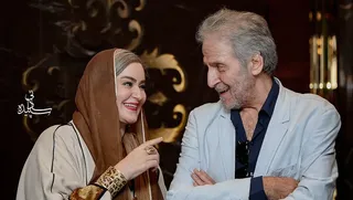 قاب صمیمی ابوالفضل پورعرب و نعیمه نظام‌دوست، دو بازیگر محبوب سینما