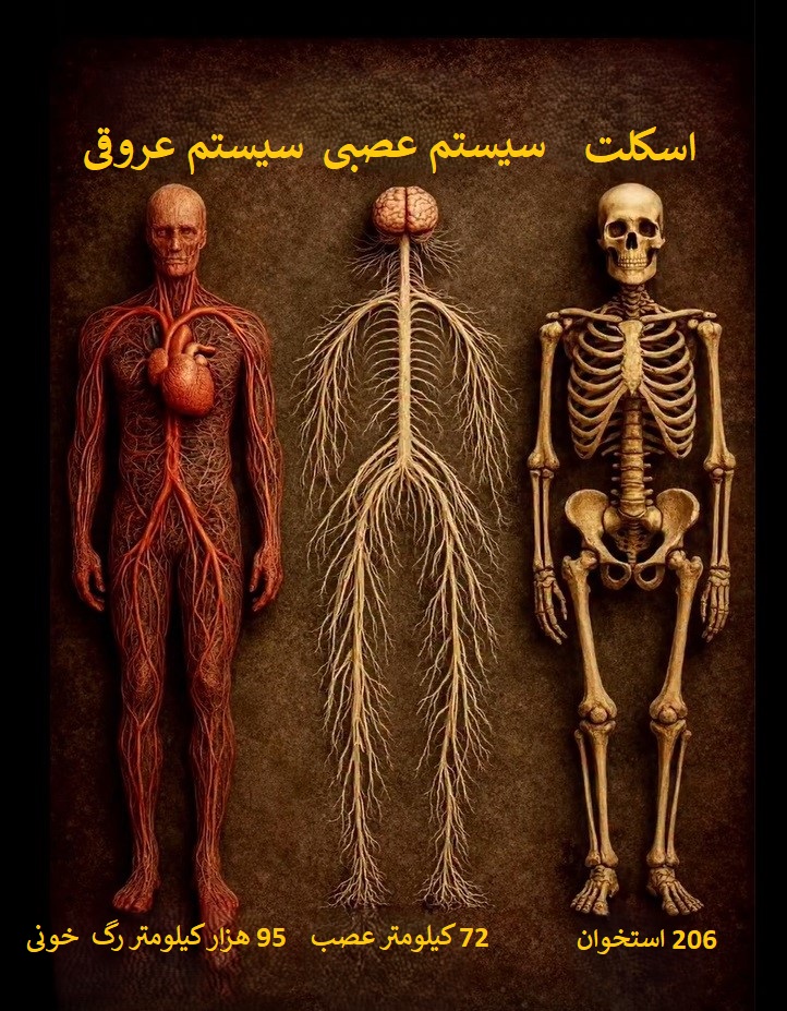 این سه سیستم یعنی سیستم عروقی، عصبی و اسکلتی نقش اساسی در زنده ماندن و عملکرد صحیح بدن دارند و هر کدام به نوعی با دیگری در ارتباط است. این سه سیستم یعنی سیستم عروقی، عصبی و اسکلتی نقش اساسی در زنده ماندن و عملکرد صحیح بدن دارند و هر کدام به نوعی با دیگری در ارتباط است.