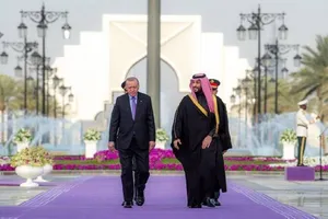 استقبال ولیعهد عربستان از رئیس جمهور ترکیه