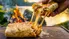 طرز تهیه رول مرغ و پنیر ترد در کمپ فایر ساده و خوشمزه