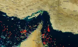 وضعیت تردد دریایی در تنگه هرمز با ازدحام شناور‌ها