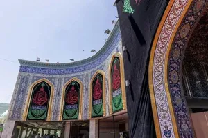 حال و هوای حرم مطهر حضرت اباالفضل العباس در کربلا در آستانه ماه محرم