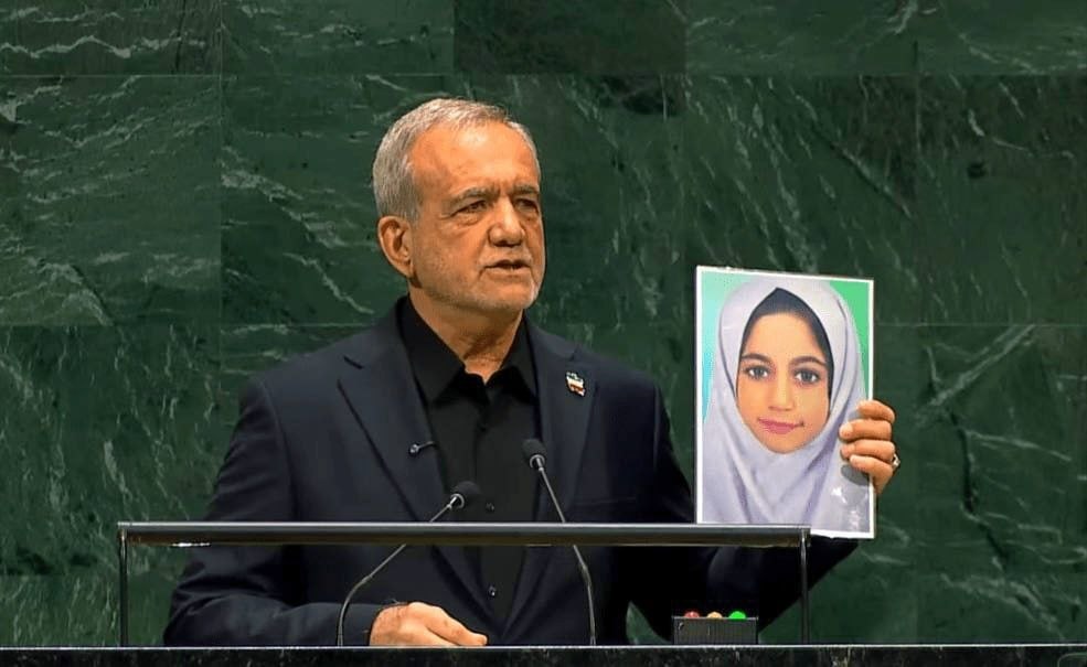 پزشکیان در مجمع عمومی سازمان ملل متحد: نمی‌توانیم بگذاریم همه از تنگۀ هرمز بهره ببرند اما ایران از آن محروم باشد