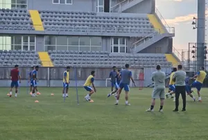 نمایی از تمرینات تاکتیکی شاگردان قلعه‌نویی در ترکیه