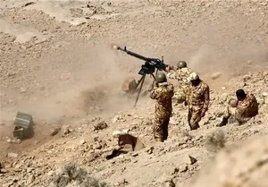 تصاویری از درگیری سپاه با تروریست‌ها در زاهدان