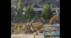 عملیات تخریب اشغالگران اسرائیلی در اردوگاه الجلزون