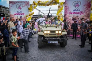 جشن ازدواج زوج‌های جان‌فدا در تجمع میدان امام حسین تهران (عکس)