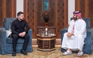 دیدار محمد بن سلمان با زلنسکی