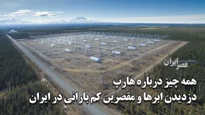 آنچه درباره هارپ و دزدیدن ابرها از آسمان ایران می‌دانیم/ ماجرای عکس جنجالی کوه‌های ایران و ترکیه چیست؟ مقصرین محو شدن ابرها بالای سر ایران چه کسانی هستند؟ (فیلم)