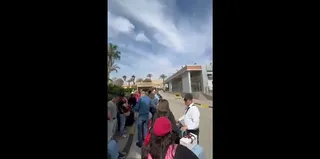 صف طولانی صهیونیست‌ها برای فرار از سرزمینی که اشغال کرده بودند