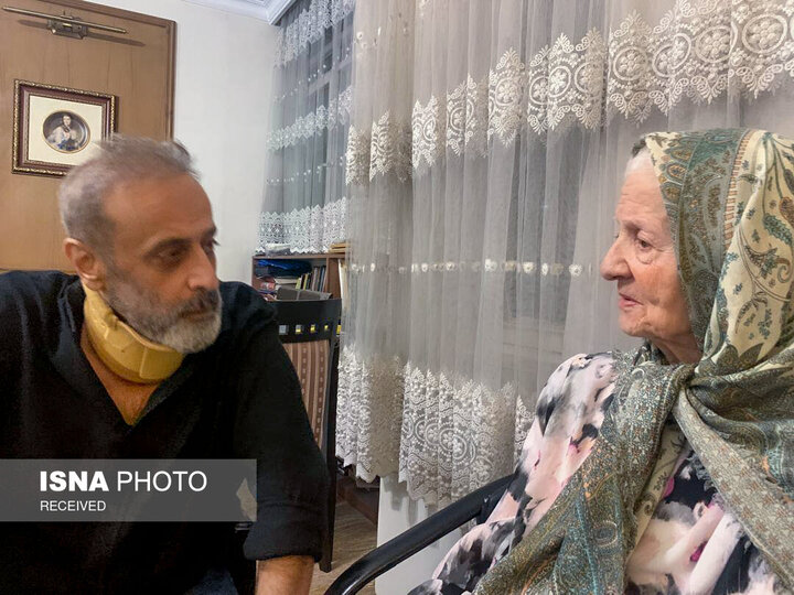 حمید نعمتالله و رابعه مدنی عیادت حمید نعمتالله از رابعه مدنی
