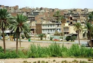 منظرۀ شهر «قصر شیرین» در سال 1312 شمسی