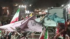 رزمندگان هوافضا با ۳ پهپاد شاهد مهمان تجمع اسلامشهری‌ها شدند