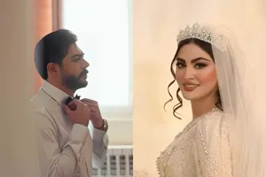 لحظات شاد مریم مومن در راه تالار عروسی با همراهی دوستانش (فیلم)