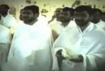 محسن رضایی، شهید لاریجانی و شهید شمخانی در مراسم حج سال ۱۳۷۱