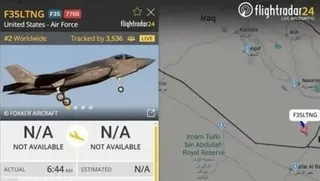 رمز اضطراری خلبان آمریکایی در مرز عراق؛ حادثه برای اف-۳۵