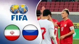 خلاصه بازی روسیه - ایران