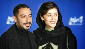 لحظات عاشقانه نوید محمدزاده و فرشته حسینی (فیلم)