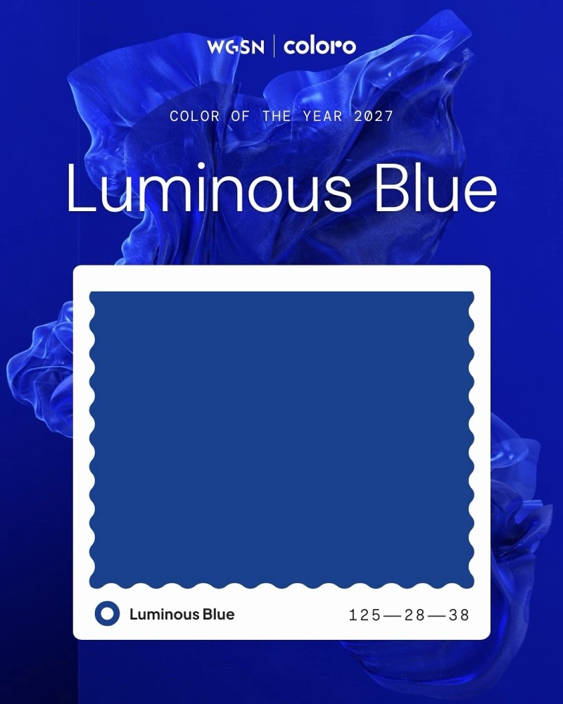 رنگ «Luminous Blue» یا «آبی درخشان» رنگ «Luminous Blue» یا «آبی درخشان»