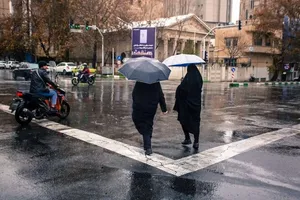 رگبار و رعدوبرق در برخی نقاط تهران