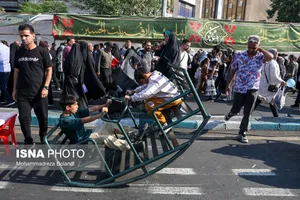 مهمانی ۱۰ کیلومتری غدیر در تهران (عکس)